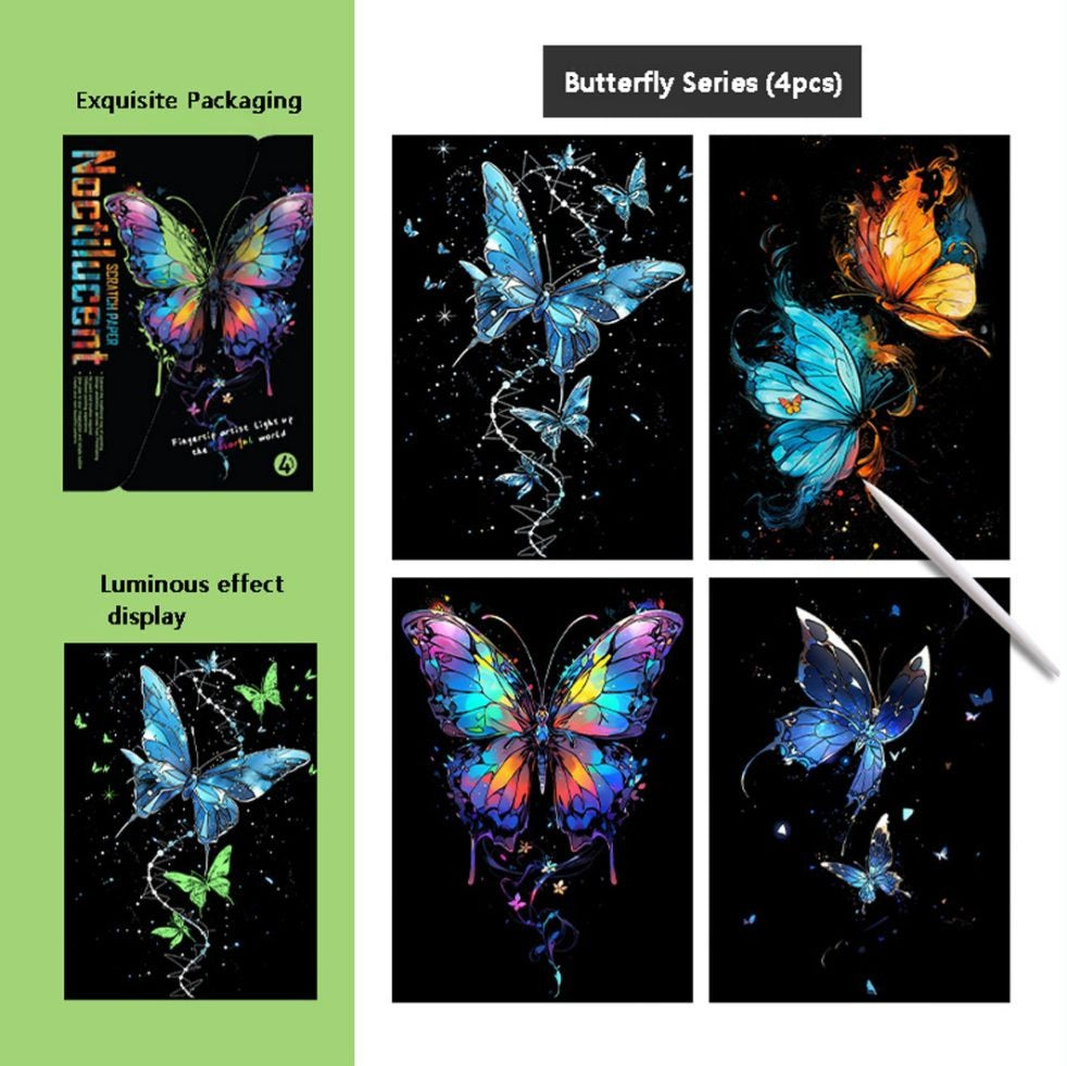 Butterfly (4 small Drawings)